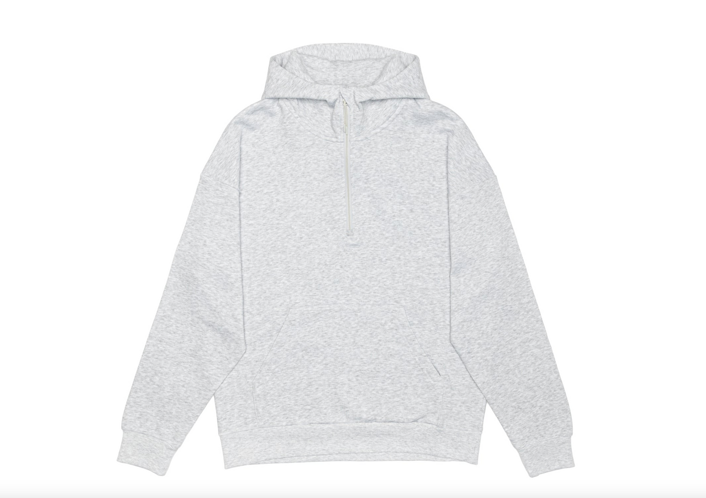 Unisex Drop Shoulder 1/2 Zip Hoodie - HERO-4220