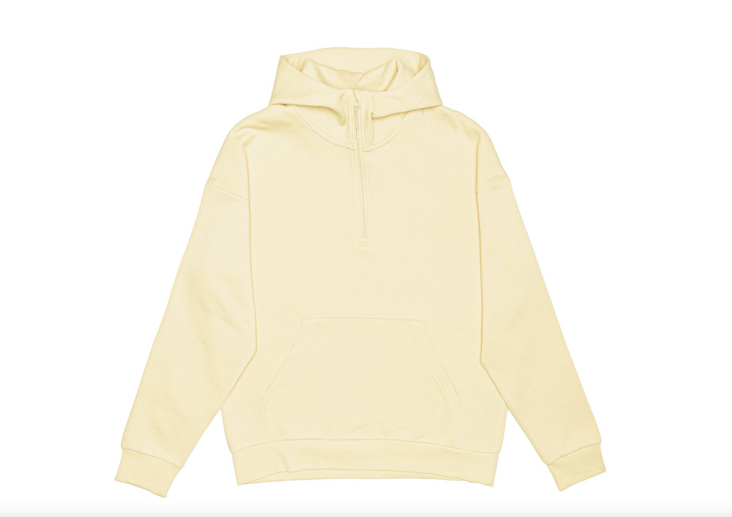 Unisex Drop Shoulder 1/2 Zip Hoodie - HERO-4220