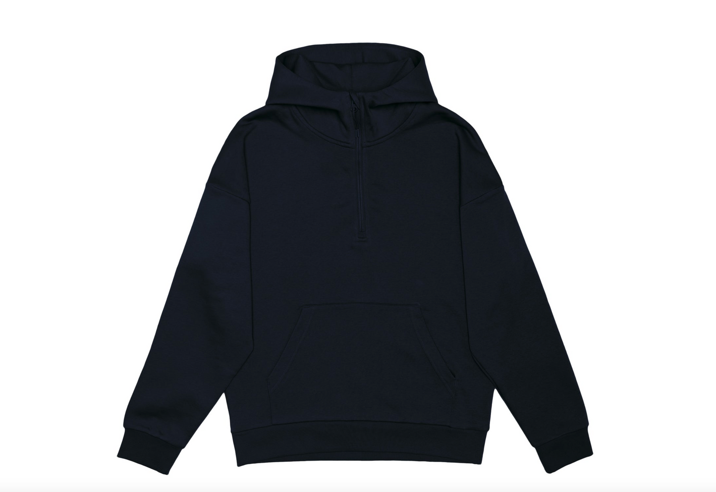 Unisex Drop Shoulder 1/2 Zip Hoodie - HERO-4220