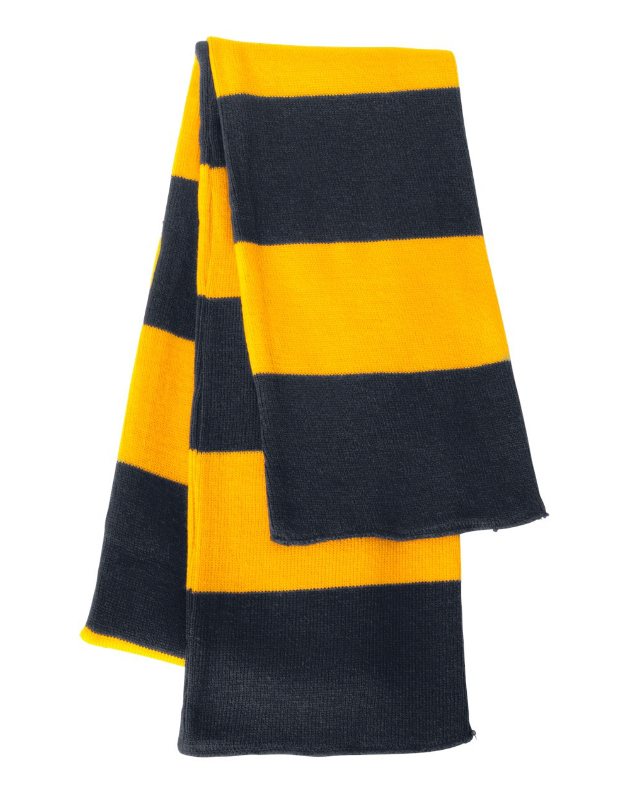 Rugby-Striped Knit Scarf - SP02