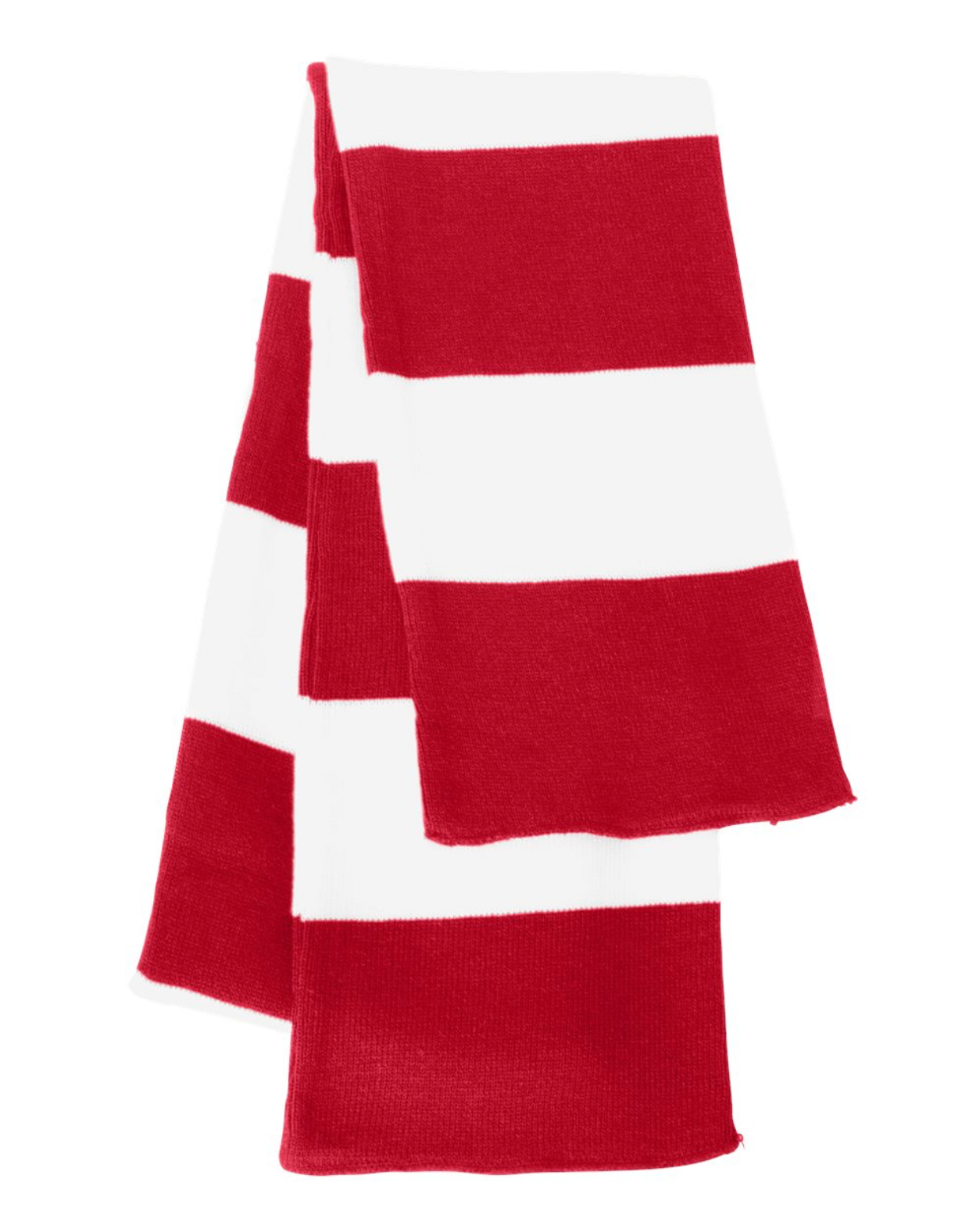 Rugby-Striped Knit Scarf - SP02