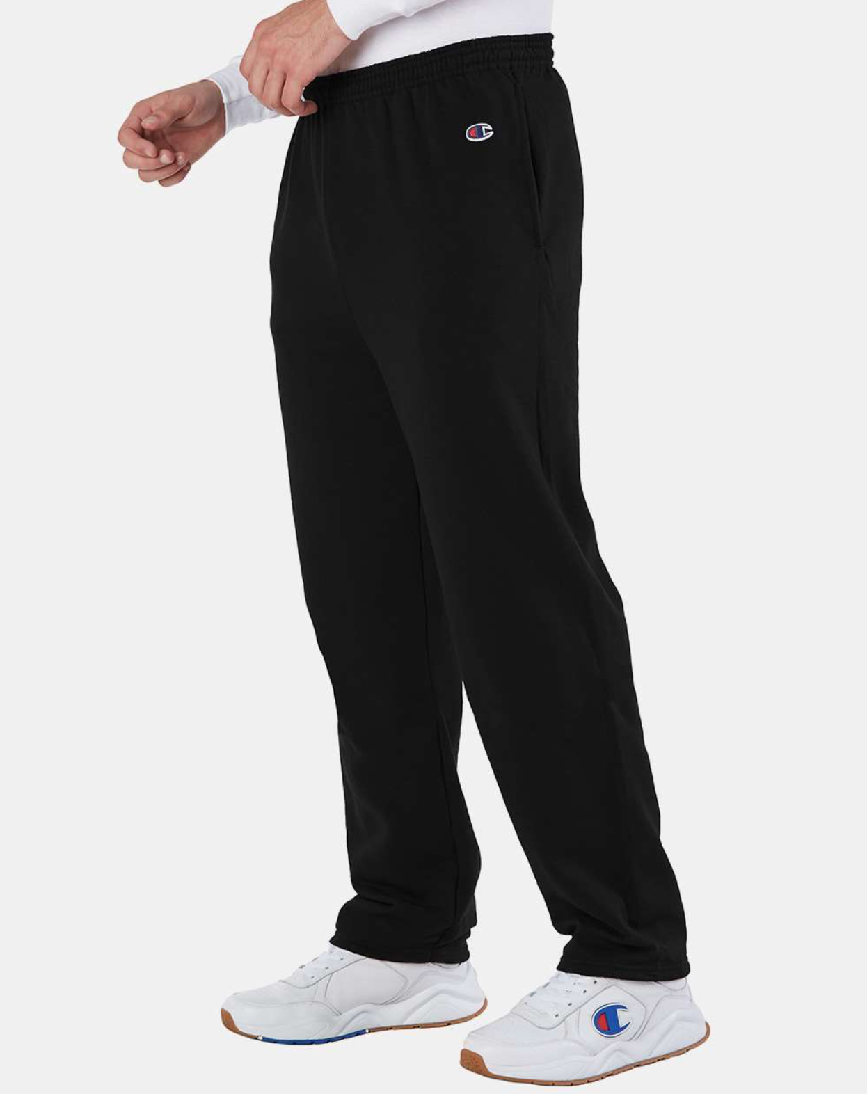 Men's Powerblend® Open-Bottom Sweatpants with Pockets - P800