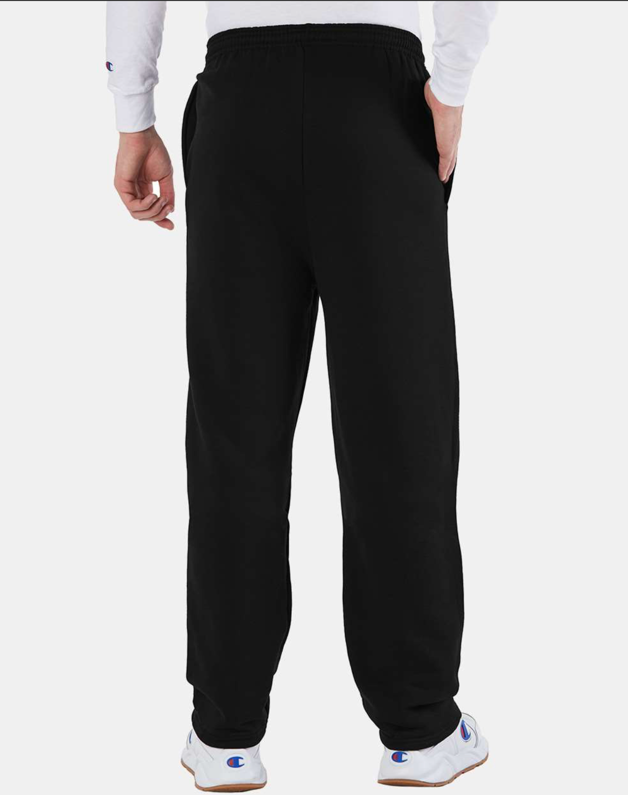 Men's Powerblend® Open-Bottom Sweatpants with Pockets - P800