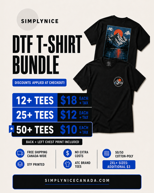 DTF PRINT T-SHIRT BUNDLE