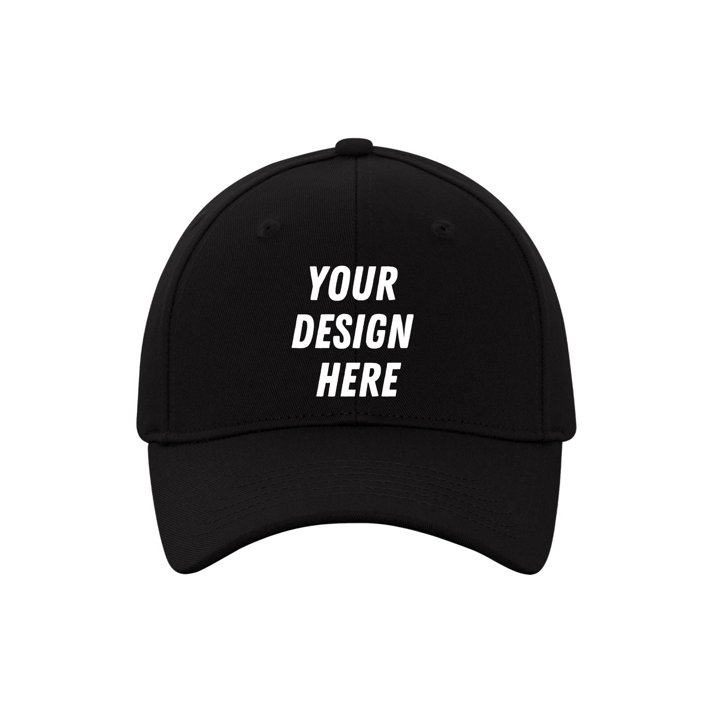 Cotton Twill 6-Panel Snapback Cap - KOI1831