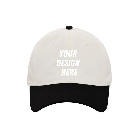 Two Tone Unstructured Snapback Cap - KOI1830