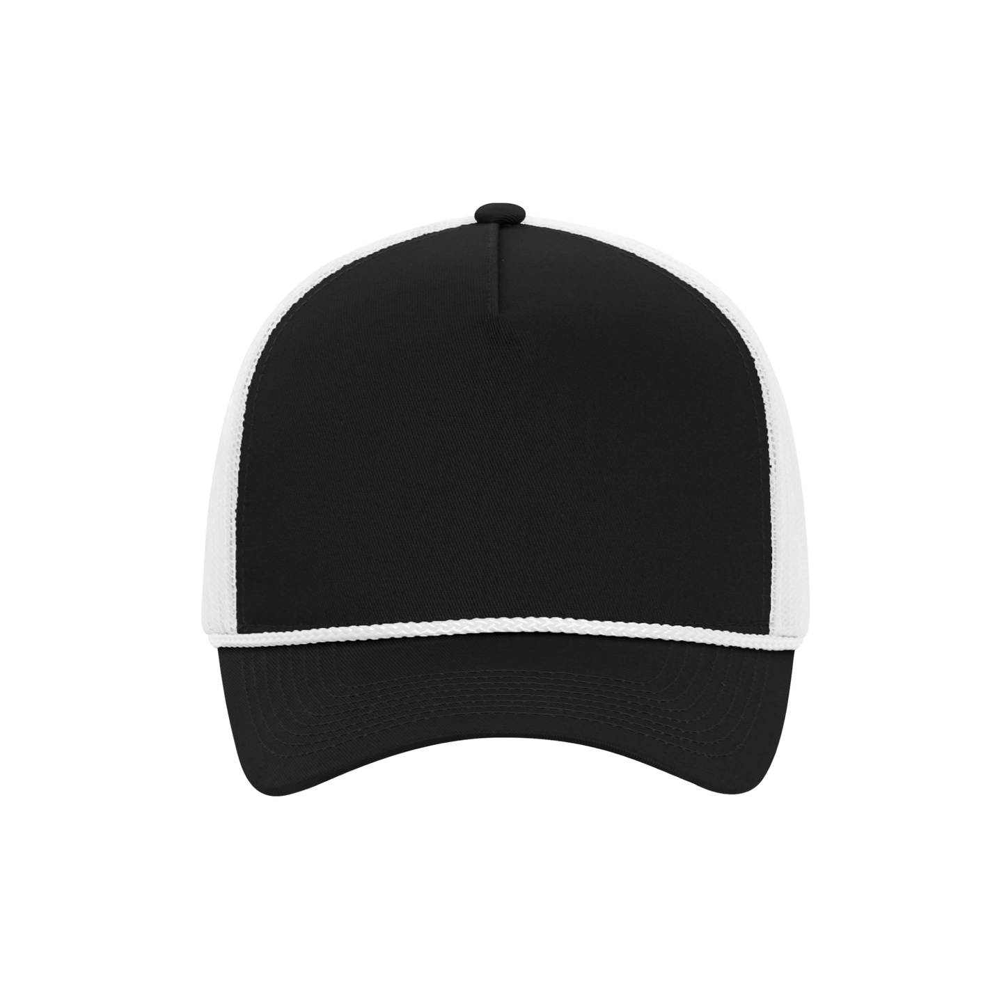 Everyday Cotton Twill 5-Panel Trucker Rope Cap - C1343