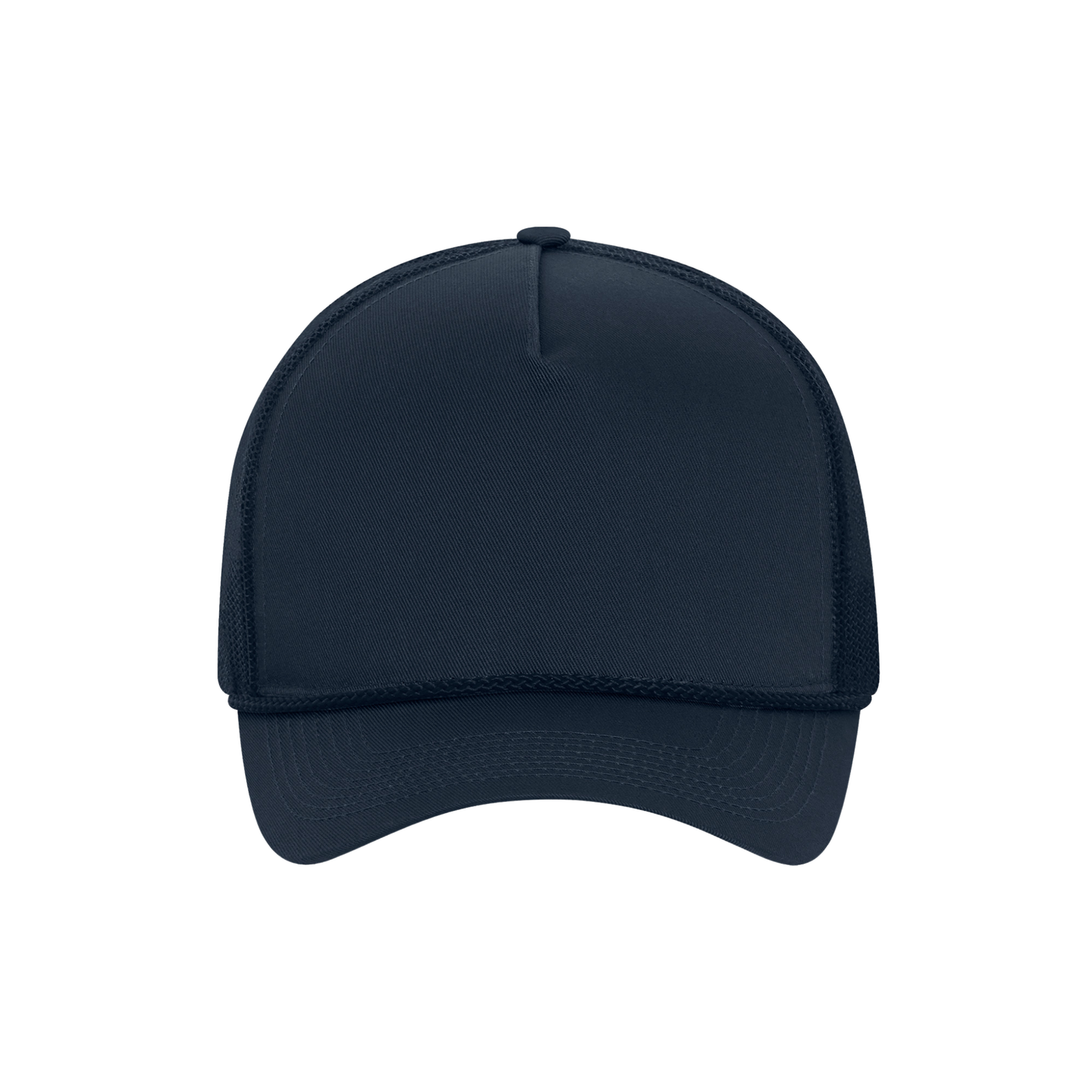 Everyday Cotton Twill 5-Panel Trucker Rope Cap - C1343