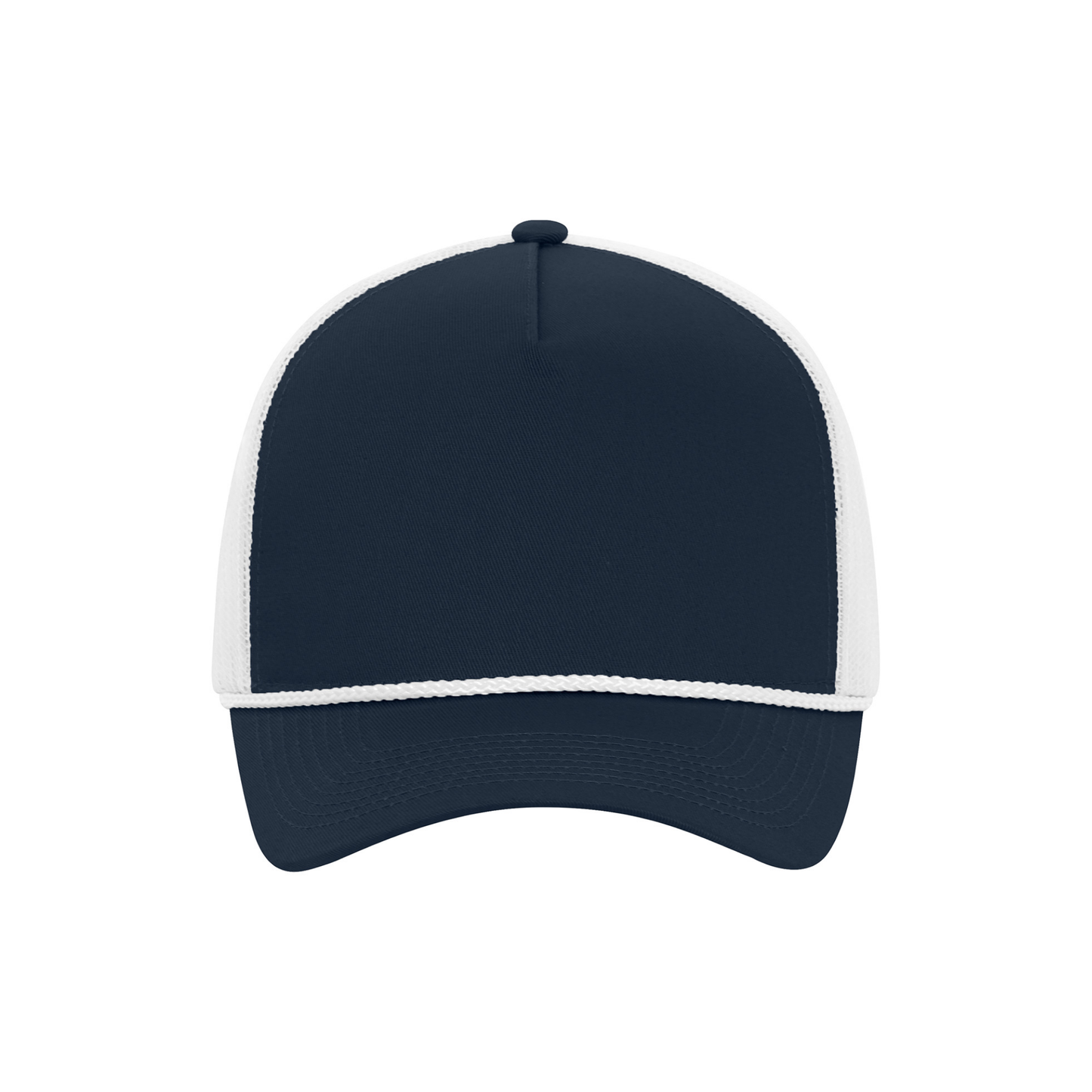 Everyday Cotton Twill 5-Panel Trucker Rope Cap - C1343