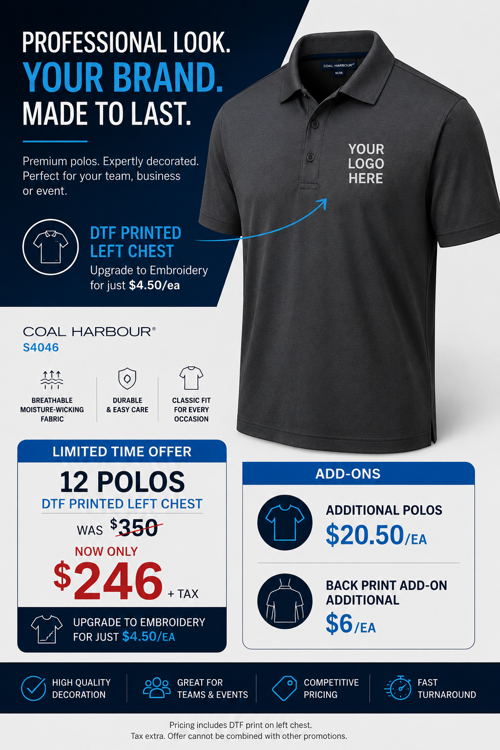 Coal Harbour Bundle - Corporate Polos #S4046
