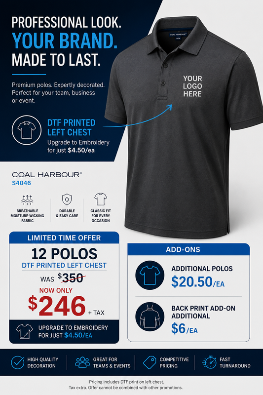 Coal Harbour Bundle - Corporate Polos #S4046