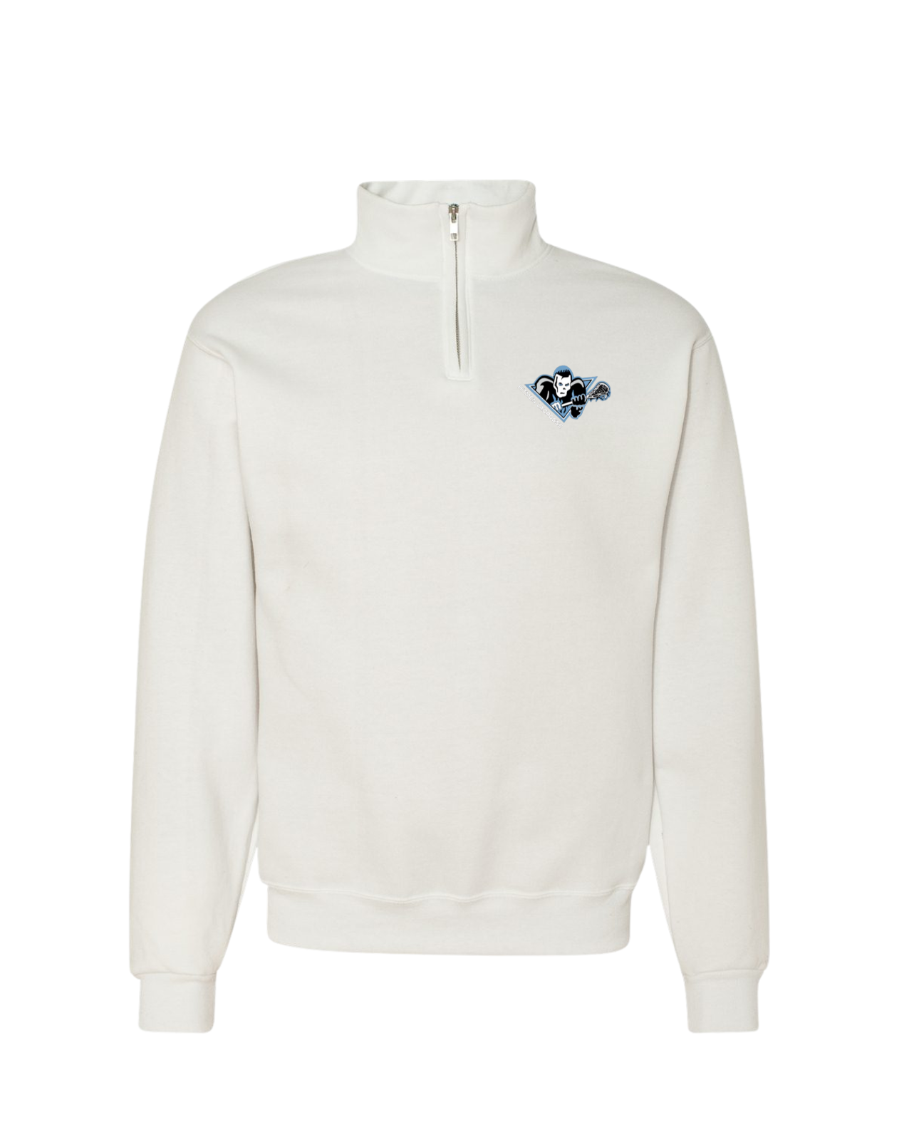 White Hitmen Logo 1/4 Zip (**10pc Minimum Order**)
