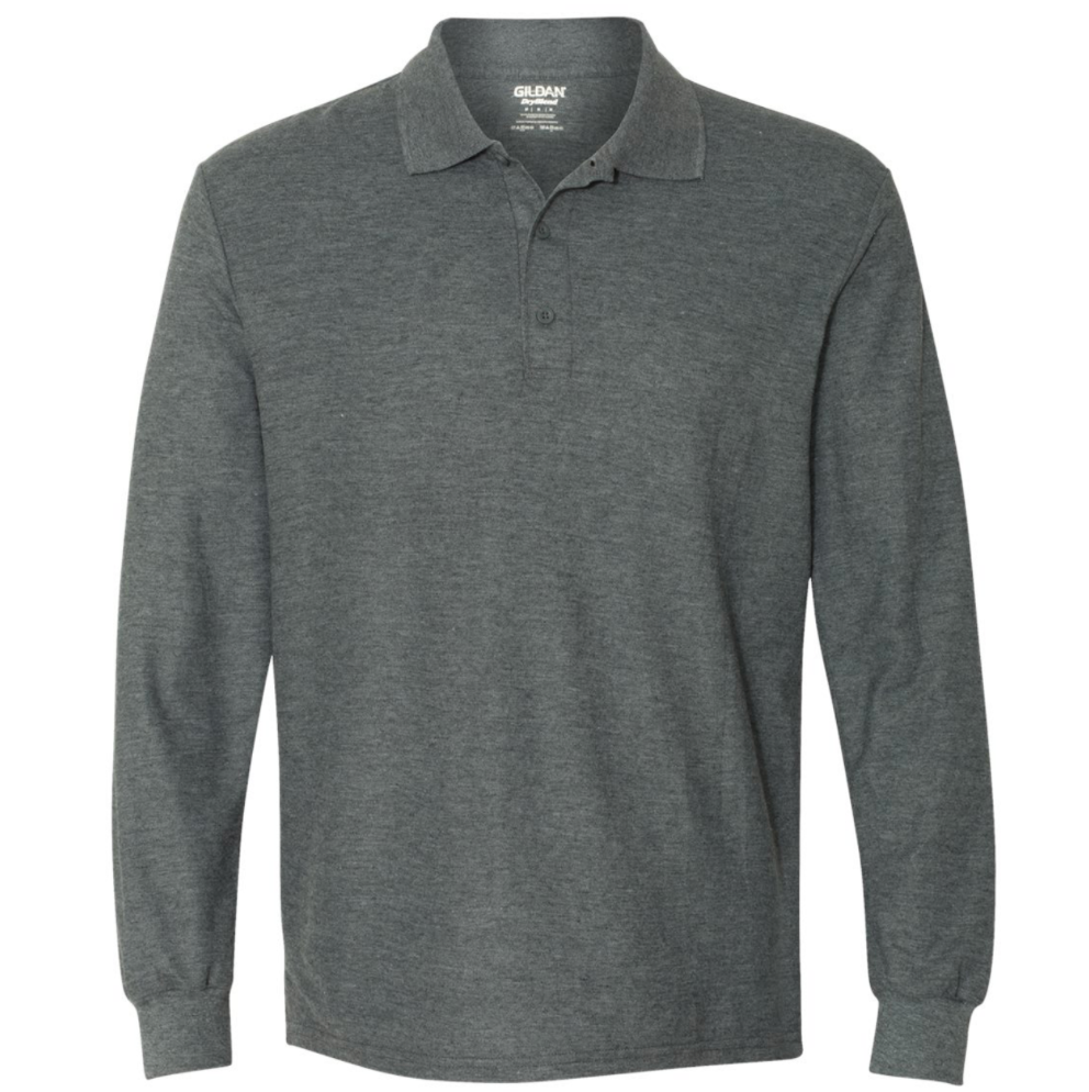 DryBlend® Double Piqué Long Sleeve Polo - 72900