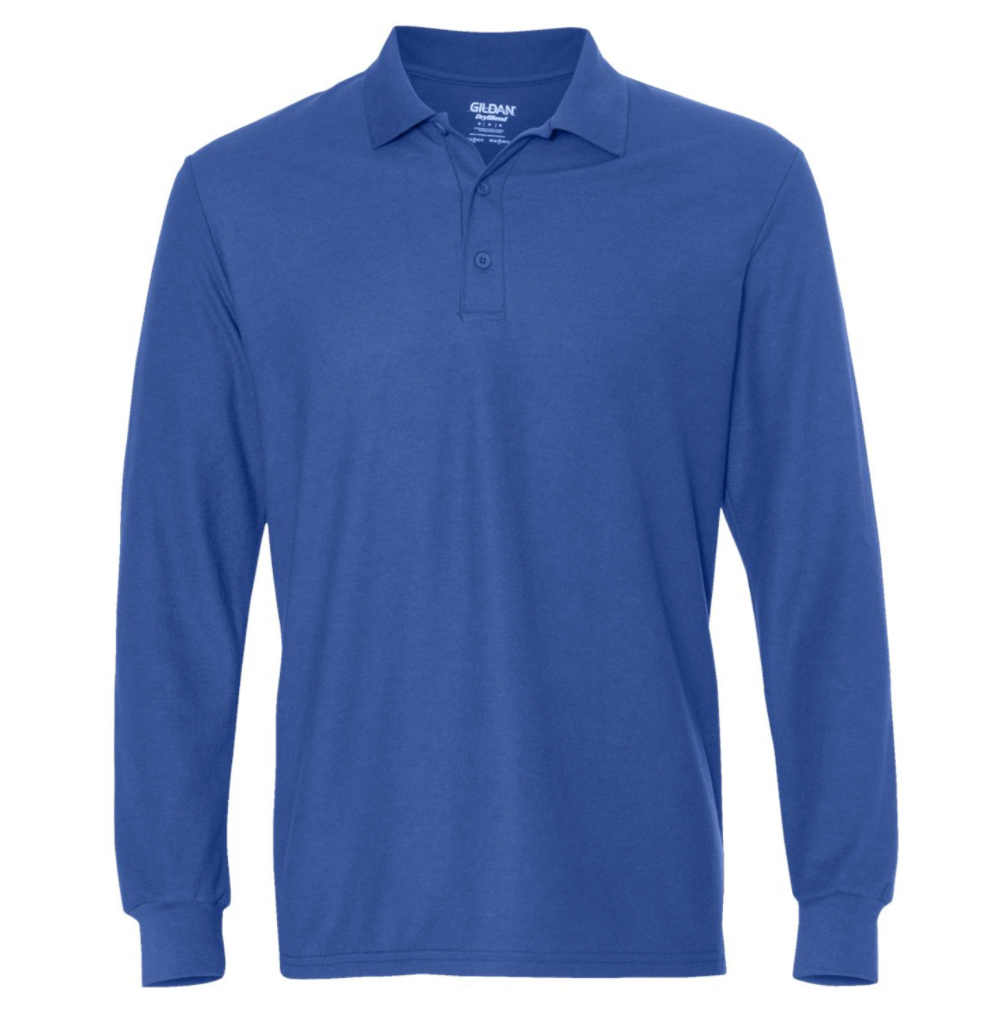 DryBlend® Double Piqué Long Sleeve Polo - 72900