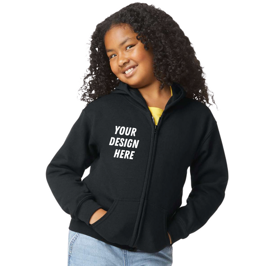 Heavy Blend™ Youth Full-Zip Hooded Sweatshirt - 18600B