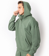 Unisex Drop Shoulder 1/2 Zip Hoodie - HERO-4220