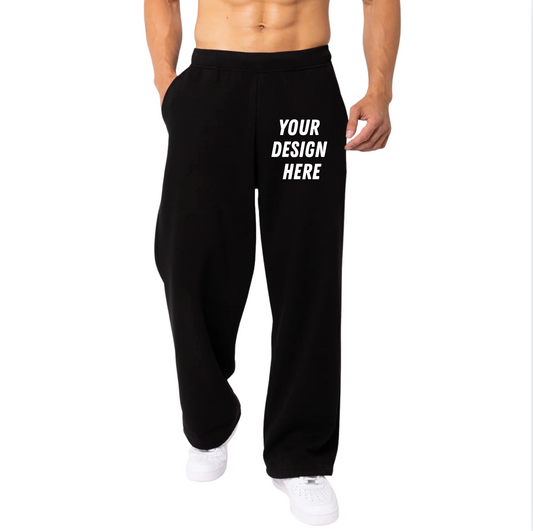 Unisex Wide Leg Sweatpants - HERO-5220