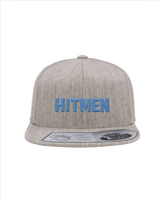 Premium Hitmen Text Flat Brim Cap