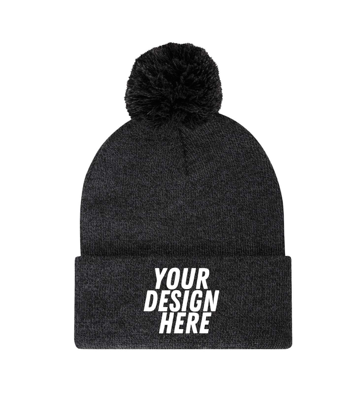Everyday Pom Pom Cuff Toque - C1202