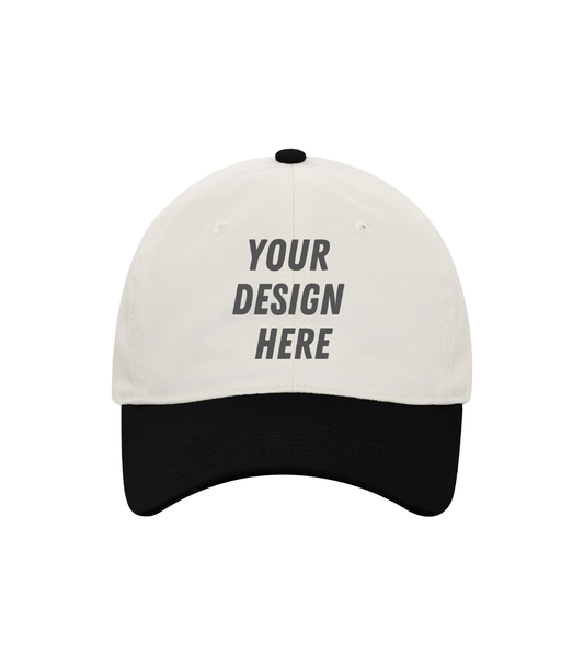Two Tone Unstructured Snapback Cap - KOI1830