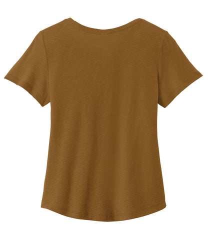 Women's Relaxed Organic Cotton Scoop Neck Tee - AL2108CA