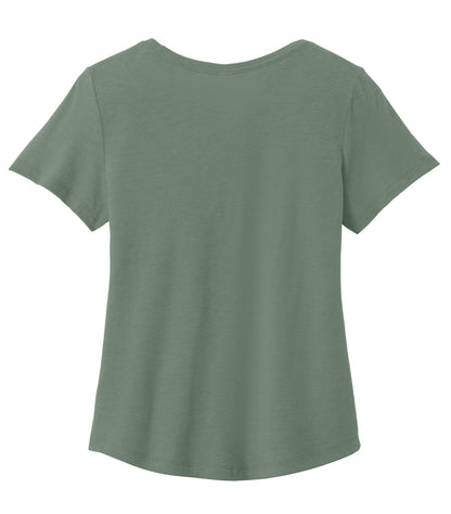 Women's Relaxed Organic Cotton Scoop Neck Tee - AL2108CA