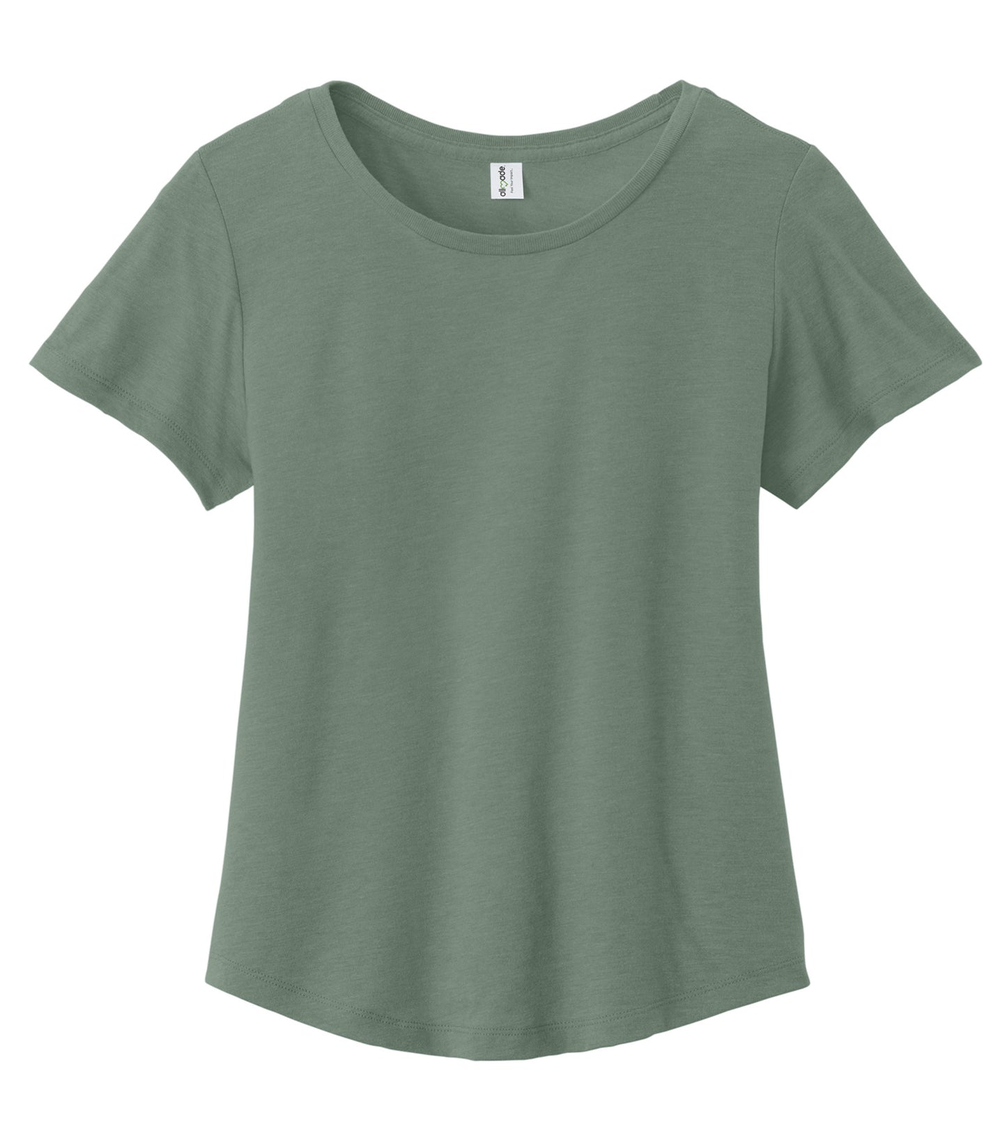 Women's Relaxed Organic Cotton Scoop Neck Tee - AL2108CA