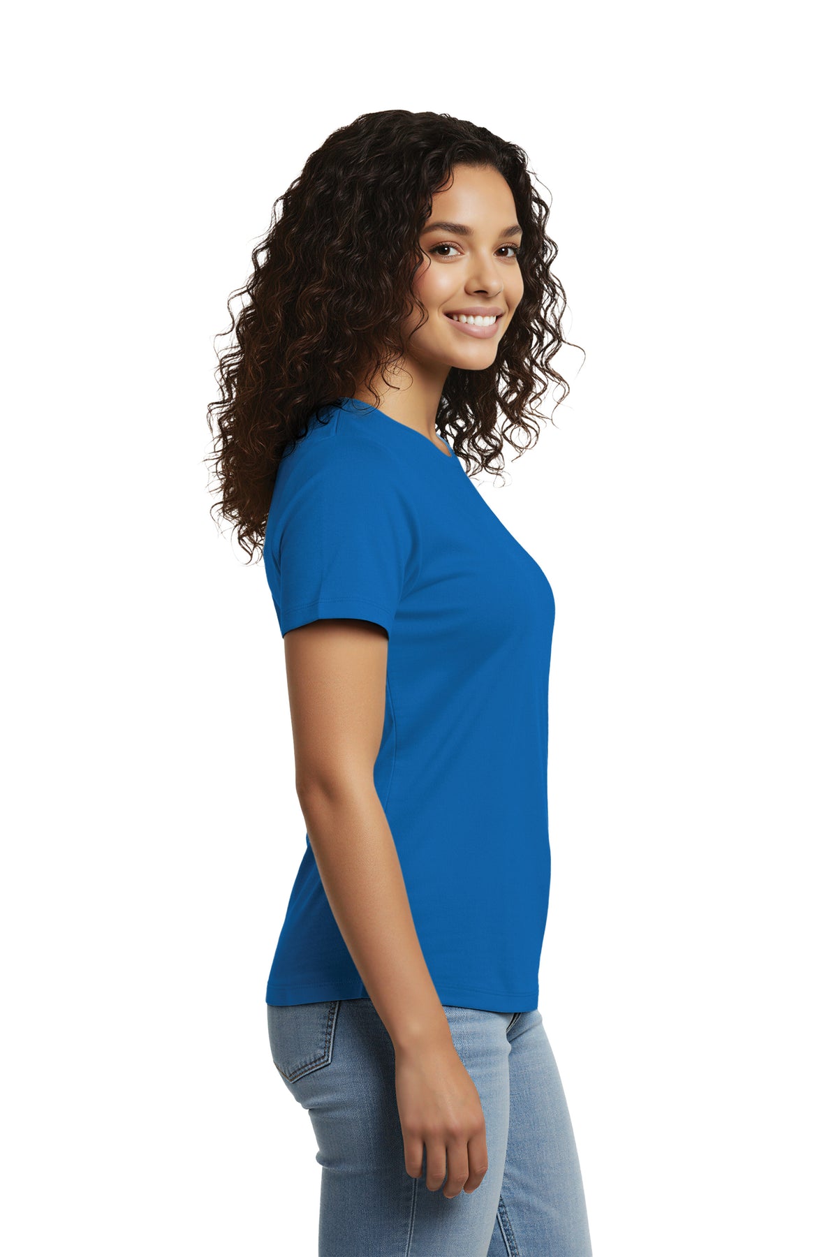 Women's Relaxed Organic Cotton Scoop Neck Tee - AL2108CA