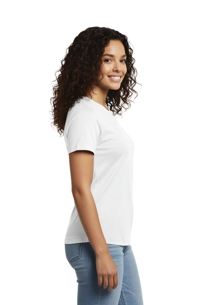 Women's Relaxed Organic Cotton Scoop Neck Tee - AL2108CA
