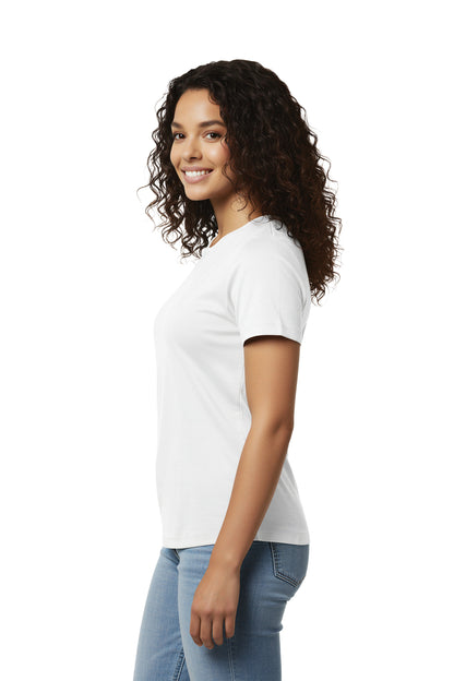 Women's Relaxed Organic Cotton Scoop Neck Tee - AL2108CA