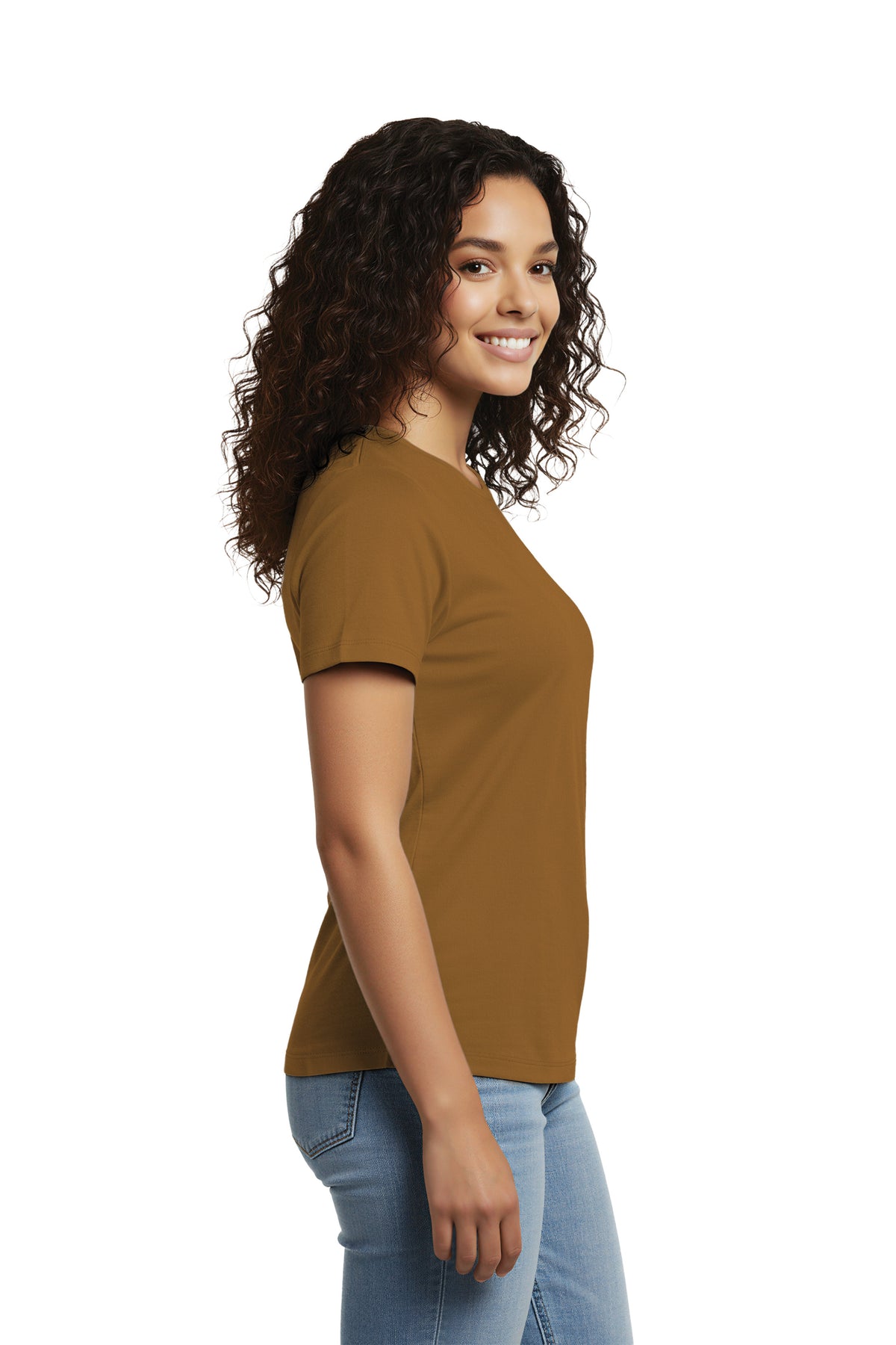 Women's Relaxed Organic Cotton Scoop Neck Tee - AL2108CA