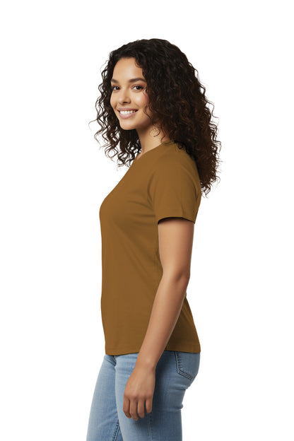 Women's Relaxed Organic Cotton Scoop Neck Tee - AL2108CA