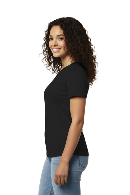 Women's Relaxed Organic Cotton Scoop Neck Tee - AL2108CA