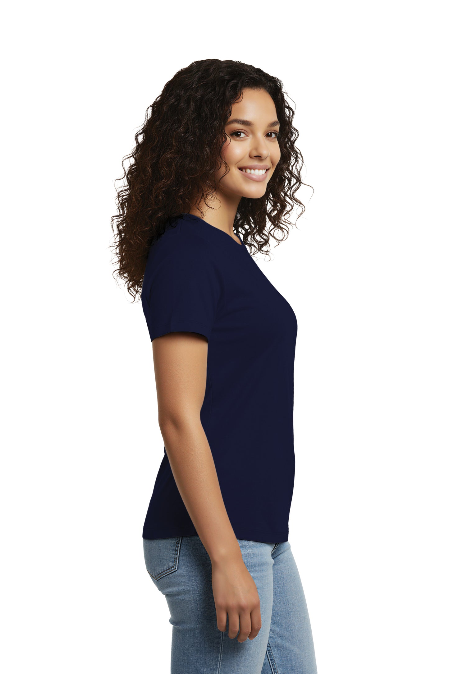 Women's Relaxed Organic Cotton Scoop Neck Tee - AL2108CA