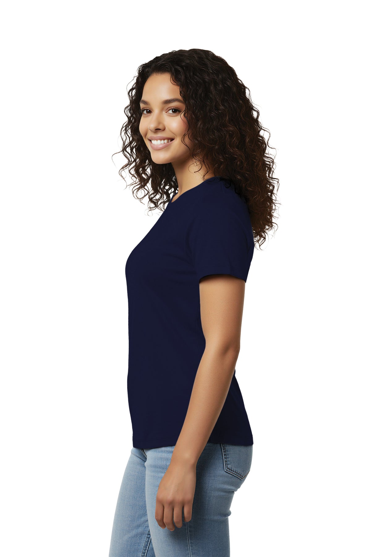 Women's Relaxed Organic Cotton Scoop Neck Tee - AL2108CA