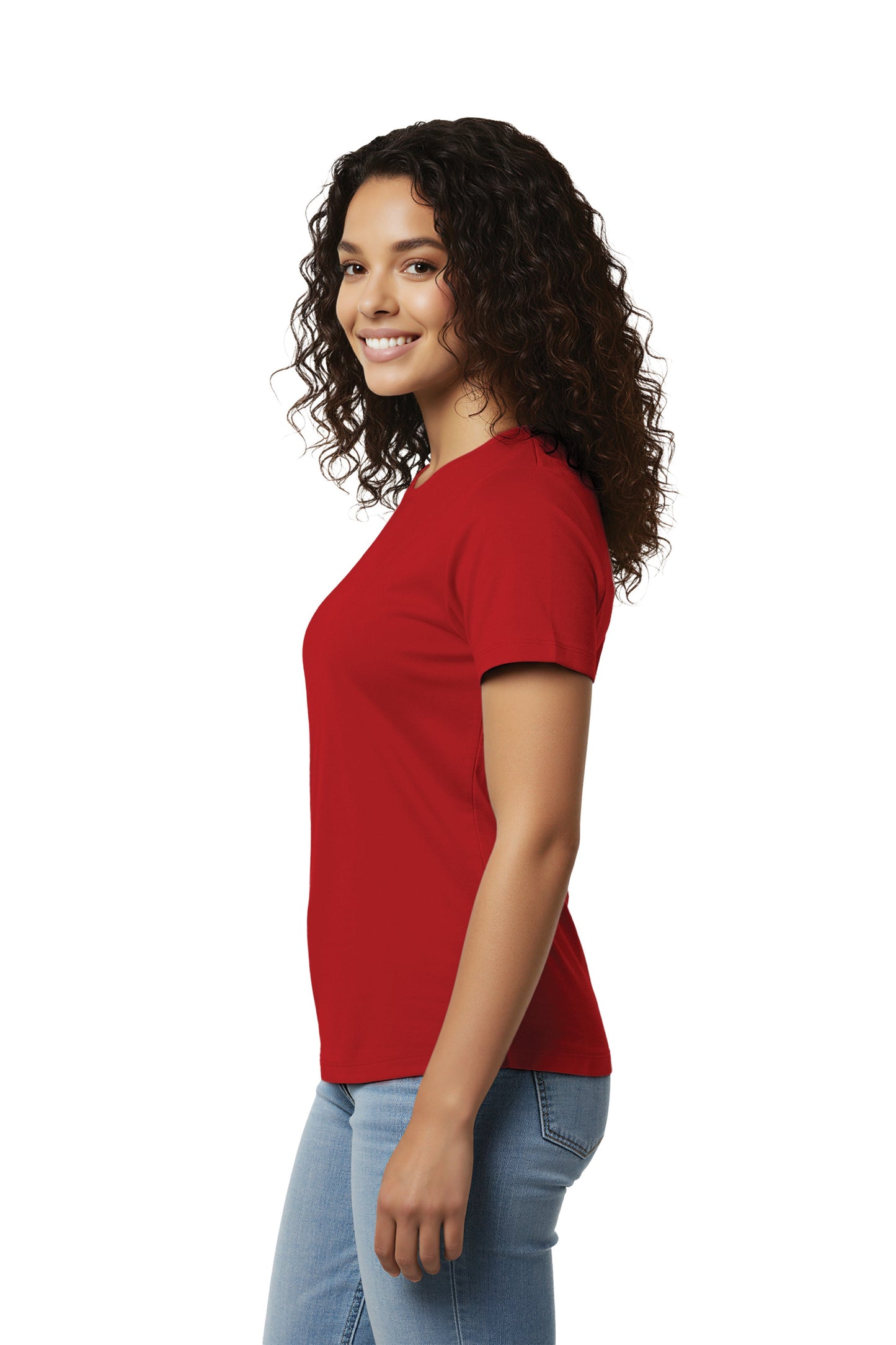 Women's Relaxed Organic Cotton Scoop Neck Tee - AL2108CA
