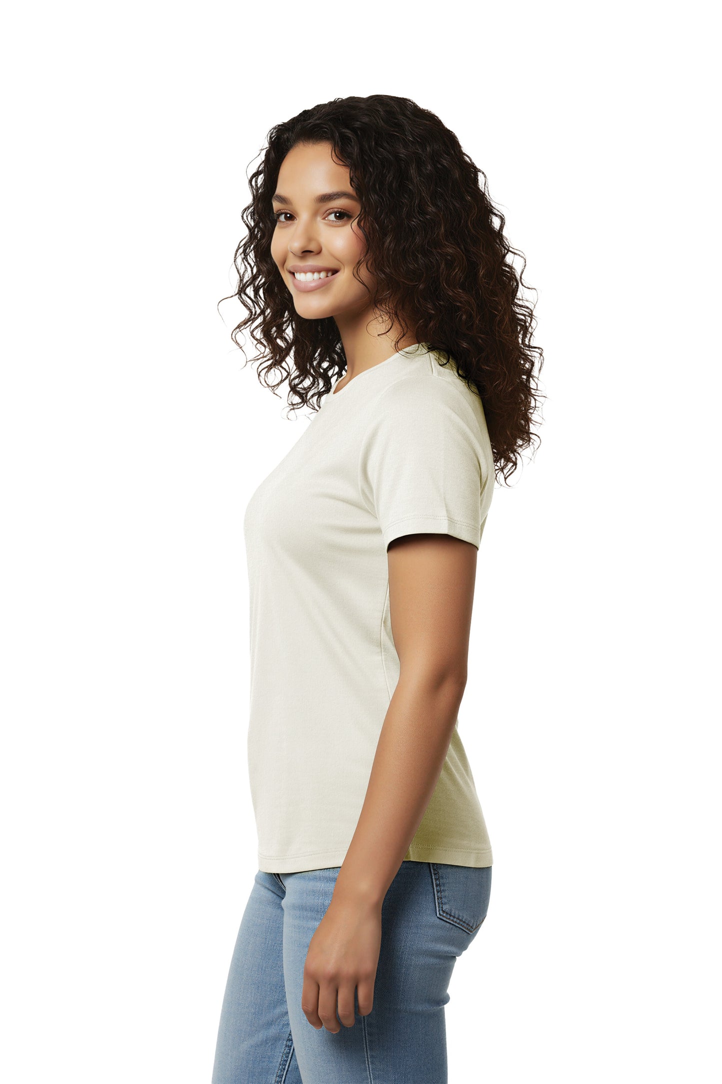 Women's Relaxed Organic Cotton Scoop Neck Tee - AL2108CA