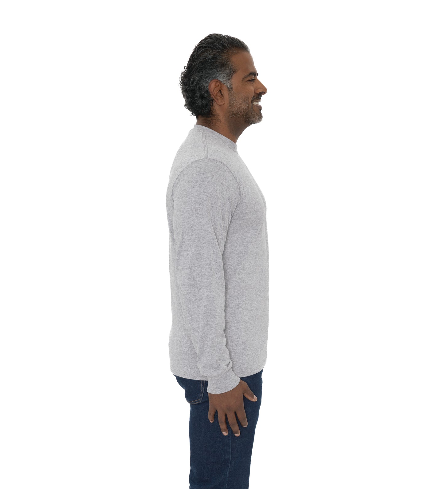 Everyday Cotton Blend Long Sleeve Tee - ATC5015