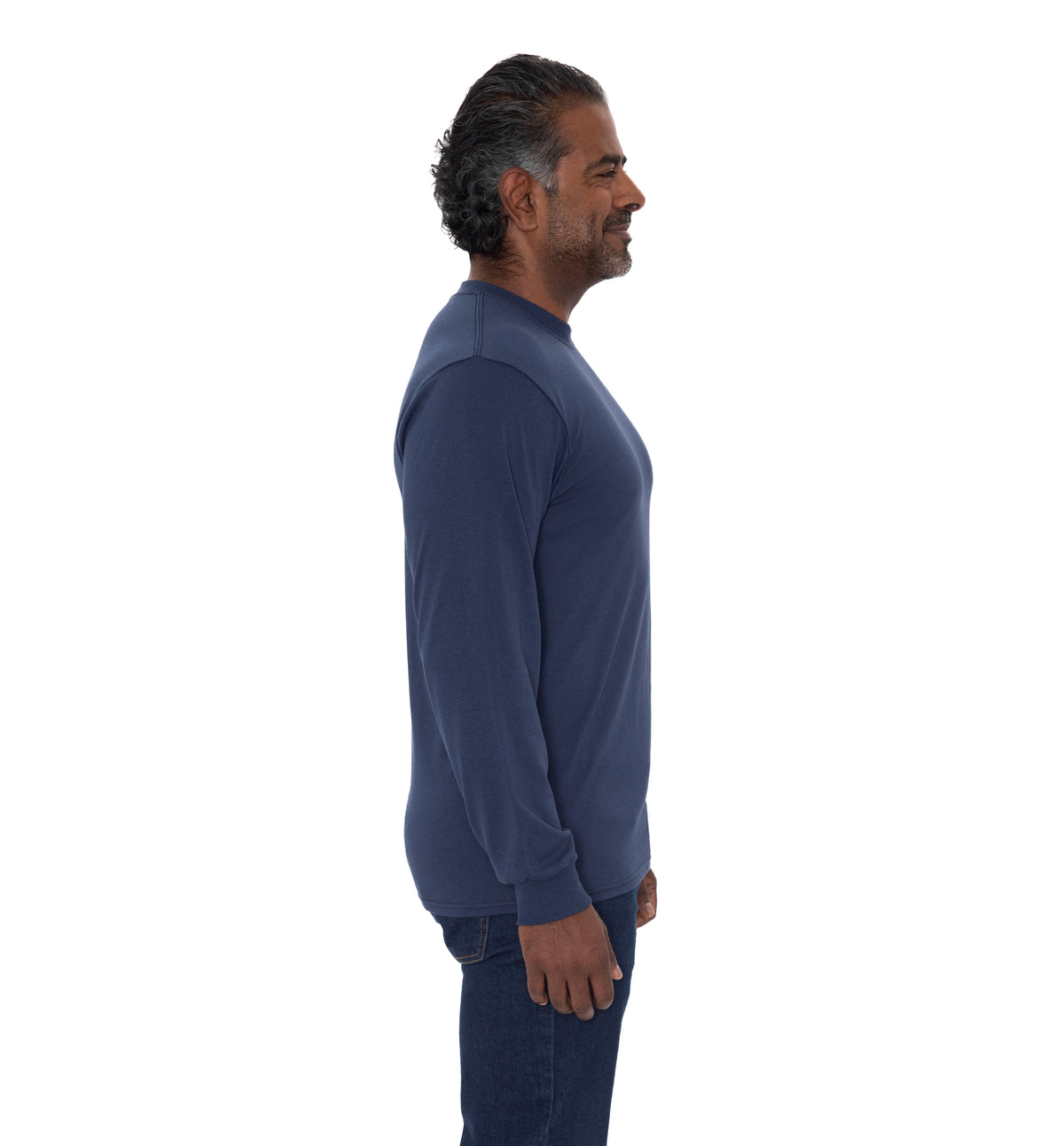 Everyday Cotton Blend Long Sleeve Tee - ATC5015