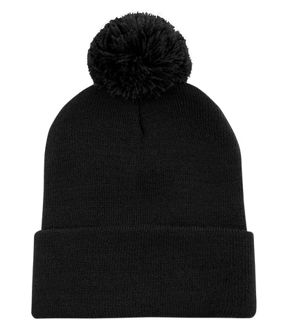 Everyday Pom Pom Cuff Toque - C1202